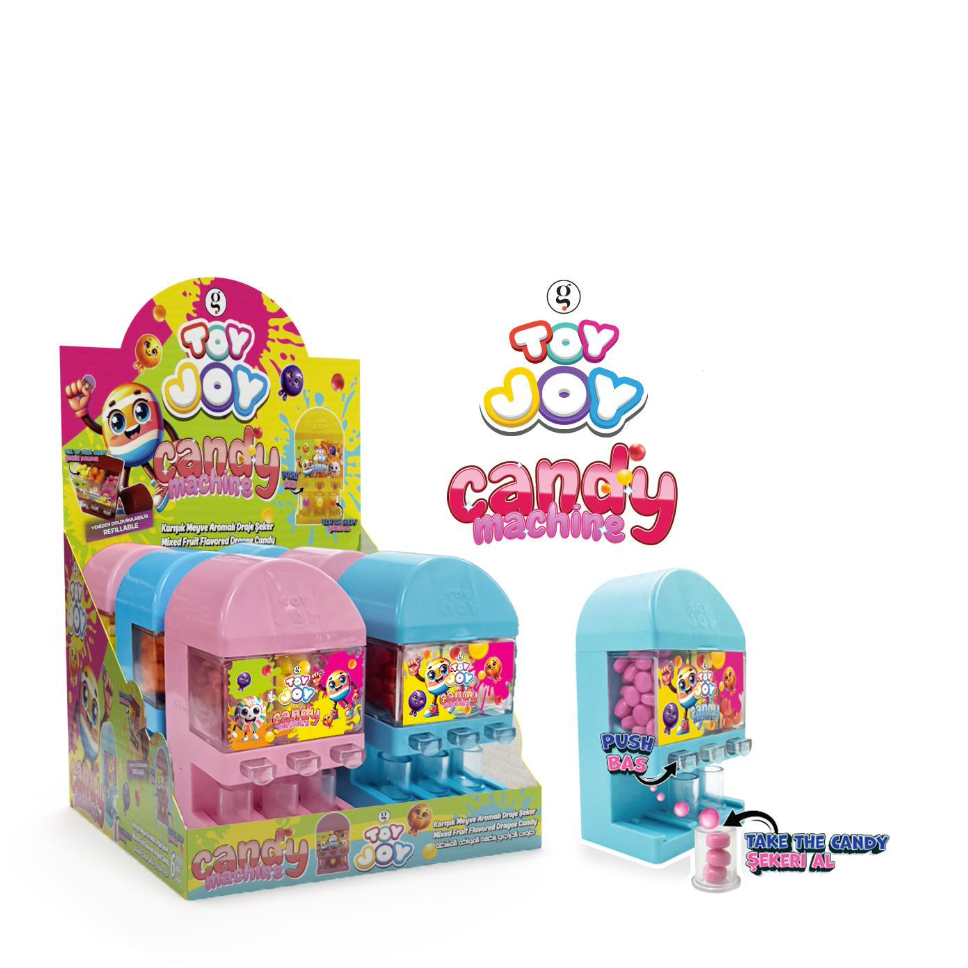 TOYJOY CANDY MACHINE DRAGEE 6PCS/1.58OZ (45GR)