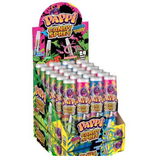 PAPPI SPRAY CANDY 24PCS/28ML