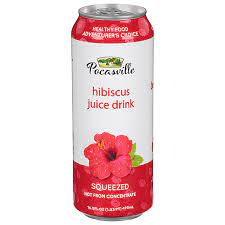 POCASVILLE HIBISCUS TEA DRINK 12 PCS / 16.5 FL (490ML)