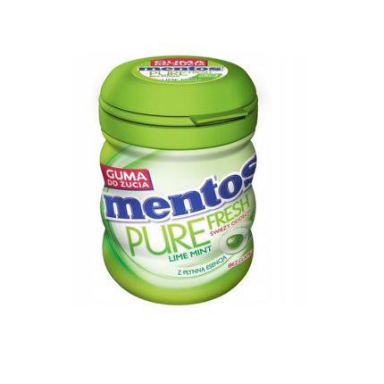 MENTOS GUM BOTTLE PURE FRESH LIME 6PCS/60GR