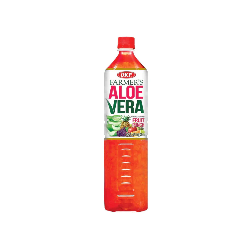 OKF ALOE DRINK BIG FRUIT PUNCH 12 PCS/50.7 FLOZ(1.5 LT)