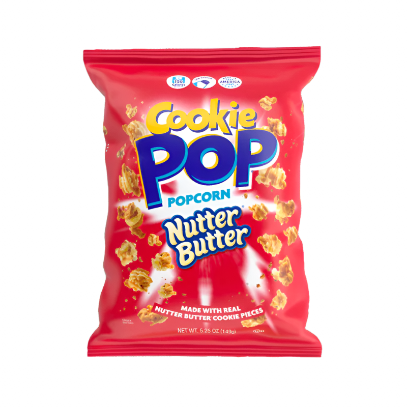 COOKIE POPCORN NUTTER BUTTER 12PCS/5.25OZ