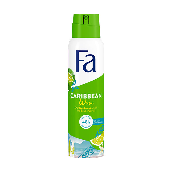 FA DEODORANT SPRAY CARRIBEAN LEMON 6PCS/150ML