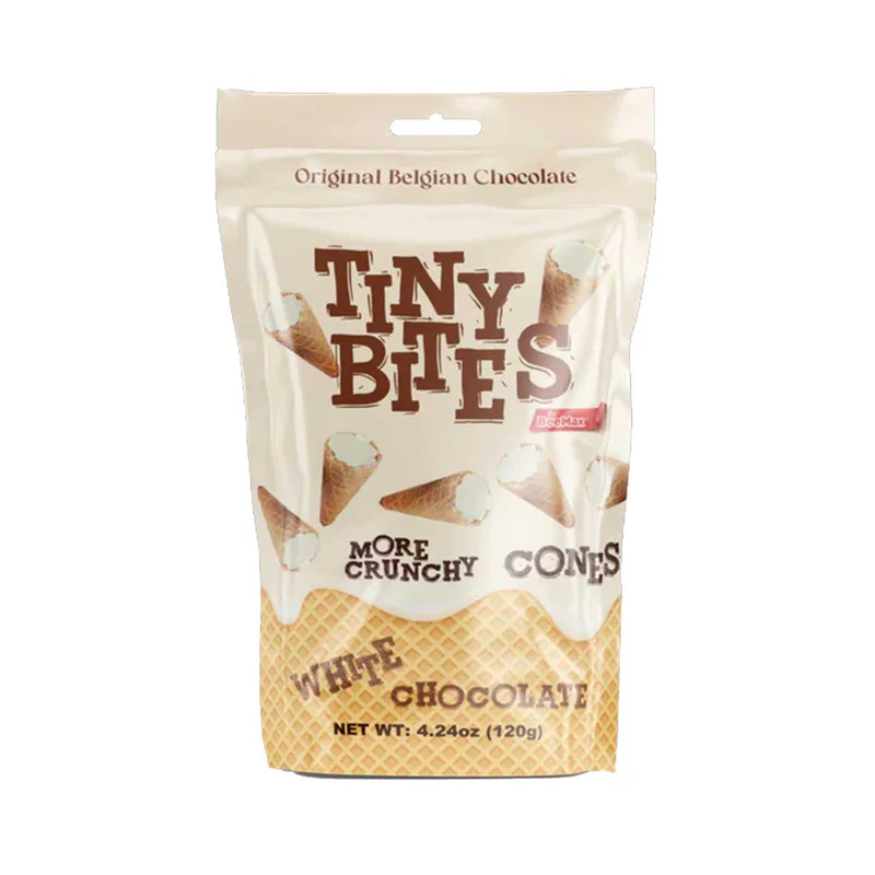 TINY BITES WHITE CHOCOLATE 12 PCS/4.24OZ(120 GR)