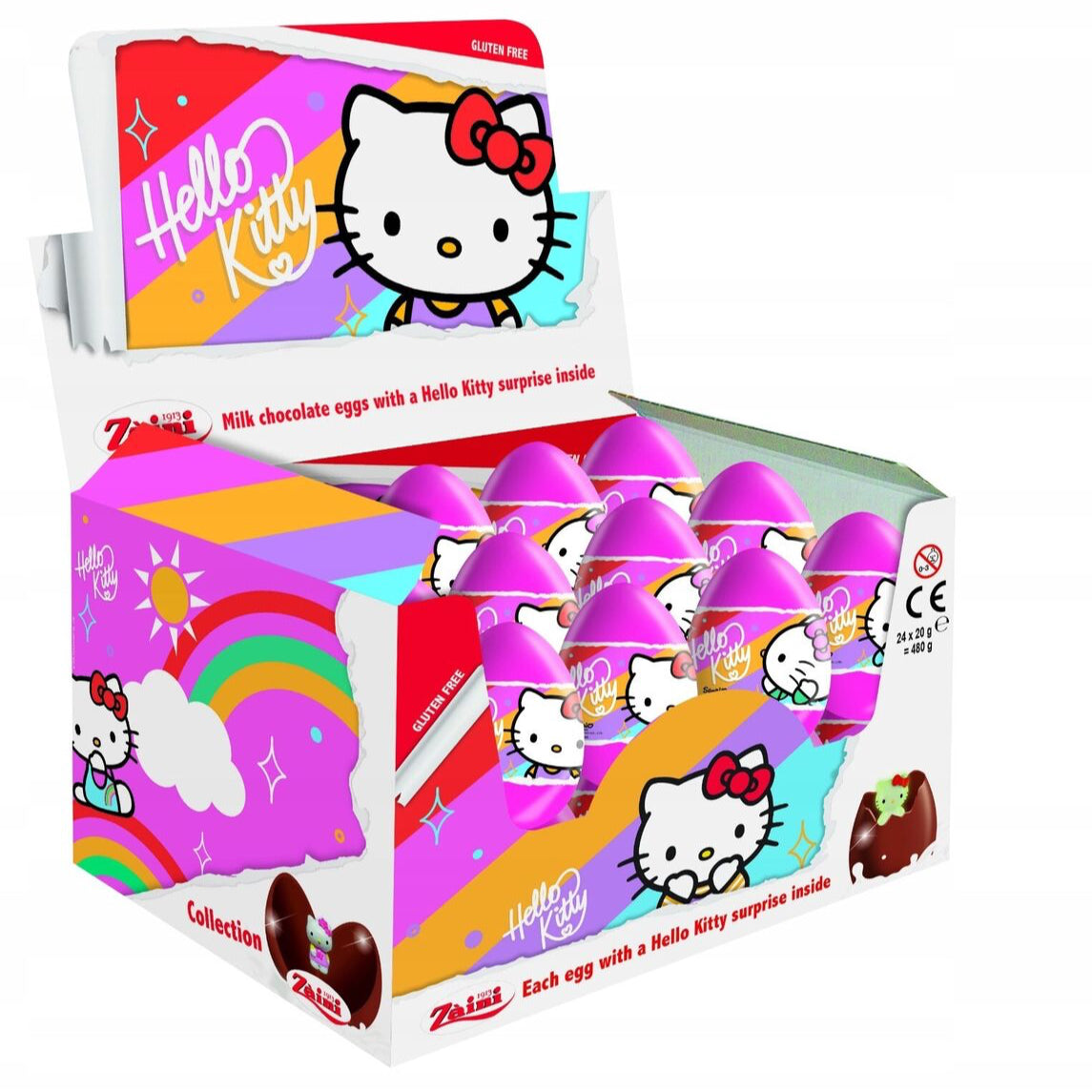 ZAINI EGG HELLO KITTY 24PCS/20GR