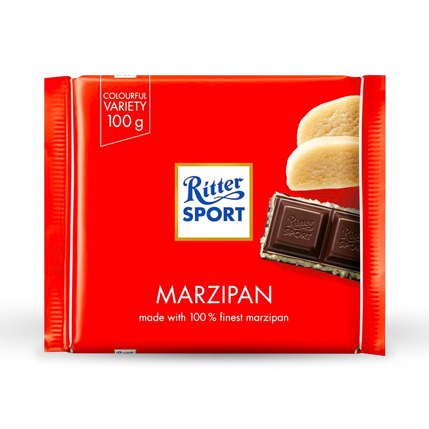 RITTER SPORT BITTERSWEET WITH MARZIPAN 12PCS/3.5OZ(100GR)