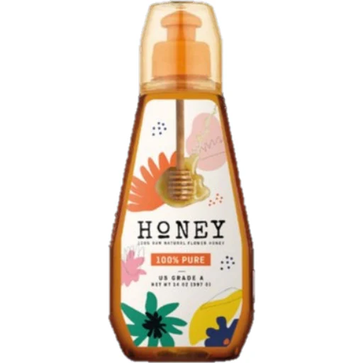 BEEMAX HONEY SQUEEZE BOTTLE 12PCS/14OZ(397GR)