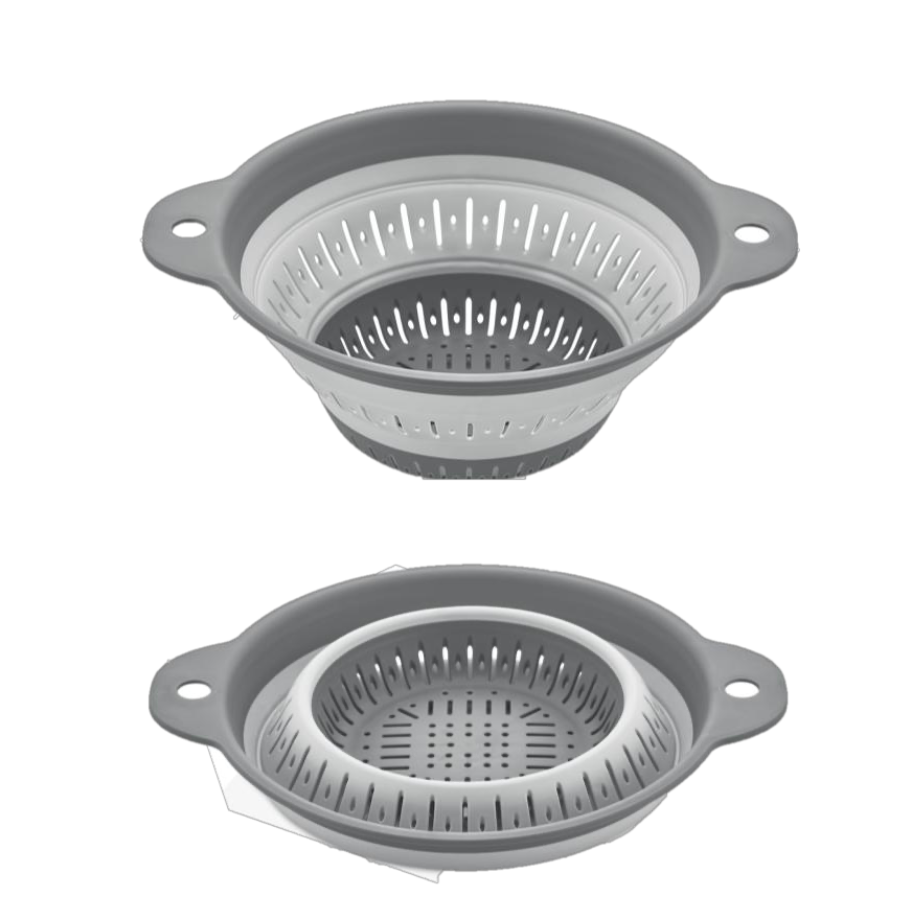 COLLAPSIBLE ROUND STRAINER-GRAY 24PCS 272*223*92MM