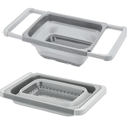 COLLAPSIBLE RECTANGULAR STRAINER-GRAY 6PCS 550*263*120MM