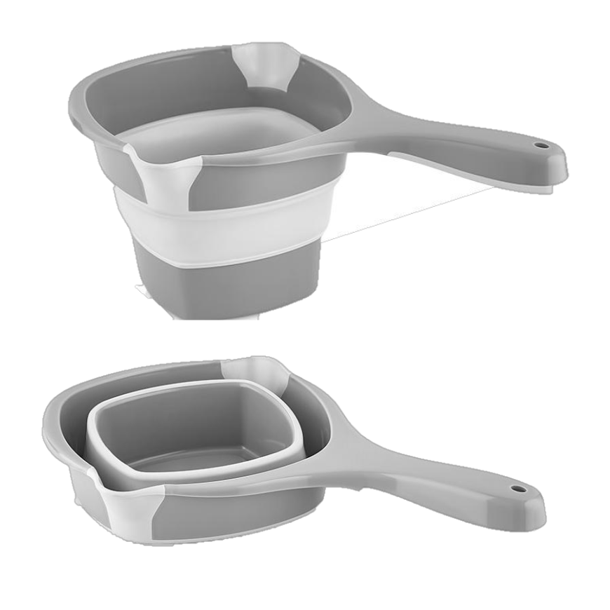 COLLAPSIBLE DIPPER/SCOOP-GRAY 12PCS 270*164*40MM
