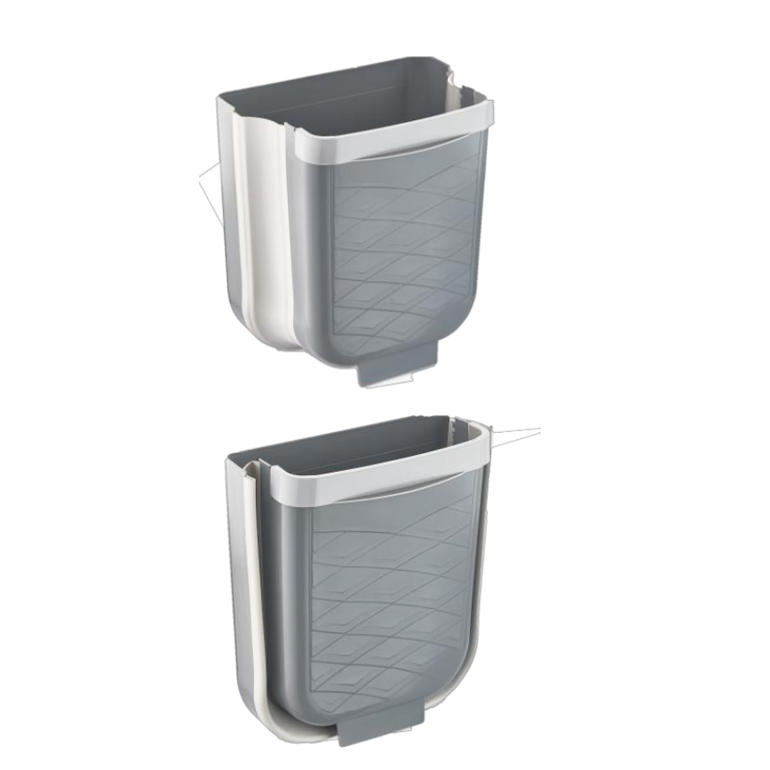 COLLAPSIBLE DUSTBIN-GRAY 6PCS 220*107*44MM