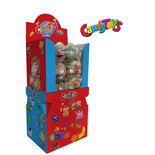 TOYJOY CRYSTAL EGG HARD DRAGEE CANDY WITH TOY 36PCS/0.70OZ (20GR)