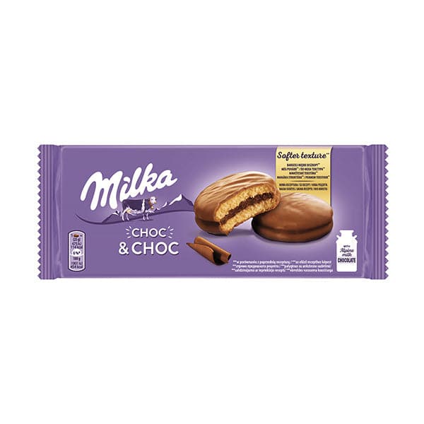 MILKA CHOC & CHOC 12PCS/5.30 OZ(150GR)