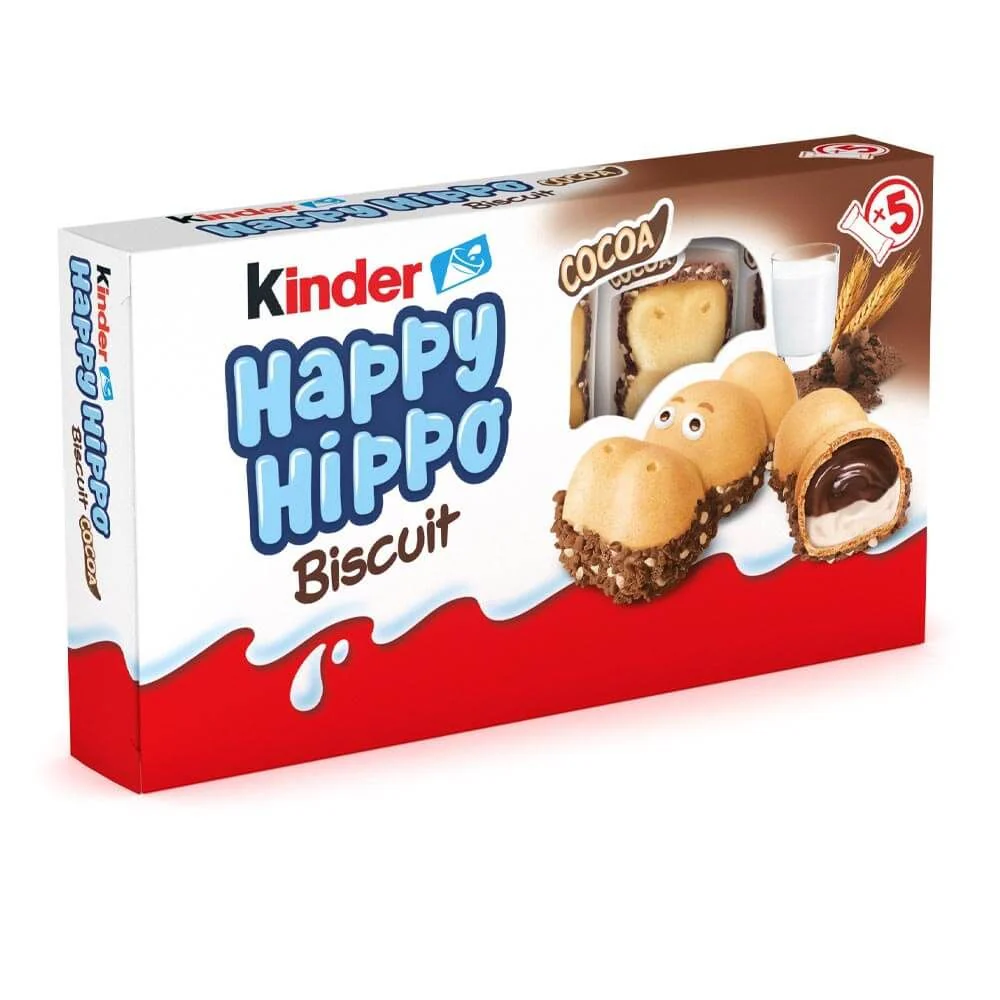 KINDER HAPPY HIPPO COCOA 10PCS/3.7 OZ (105 GR)
