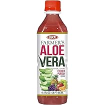 OKF ALOE DRINK FRUIT PUNCH 20 PCS/16.9 FLOZ (500ML)