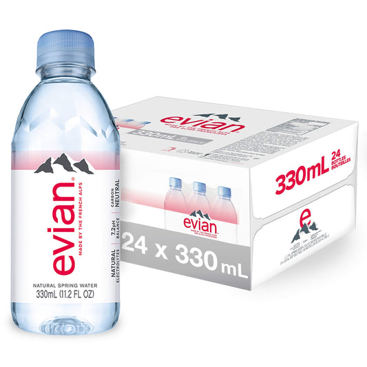 EVIAN PET WATER 24PCS/330ML