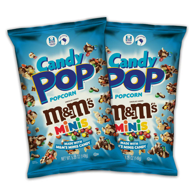 COOKIE POPCORN M&M MINI 12PCS/5.25OZ