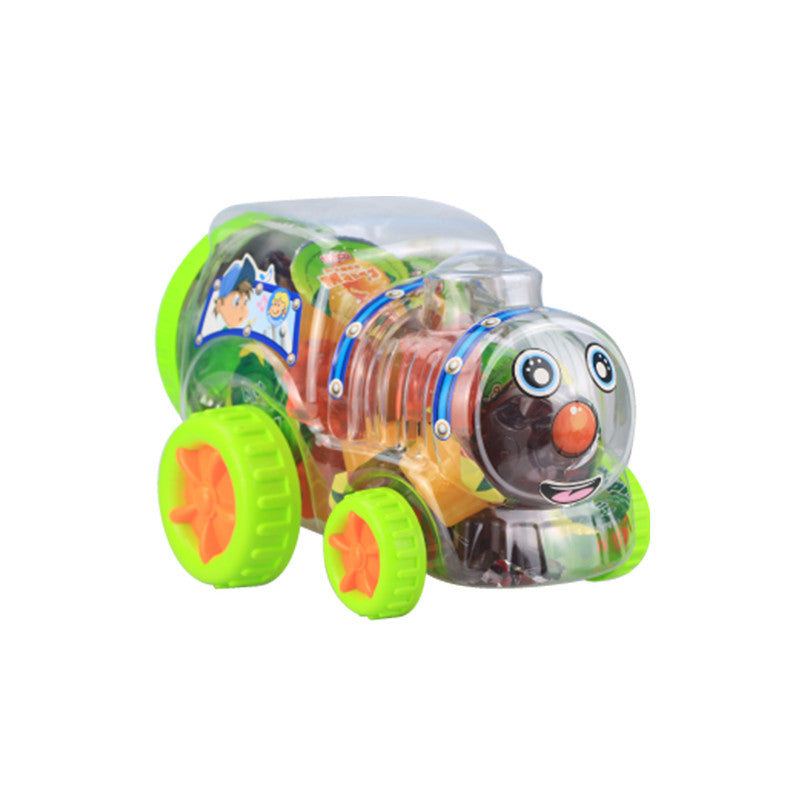 JUICY CHEW ASSORTED FRUIT JELLY TRAIN JAR 6PCS/41.35OZ