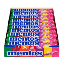 MENTOS RAINBOW 20PCS/1.32OZ (37.5GR)