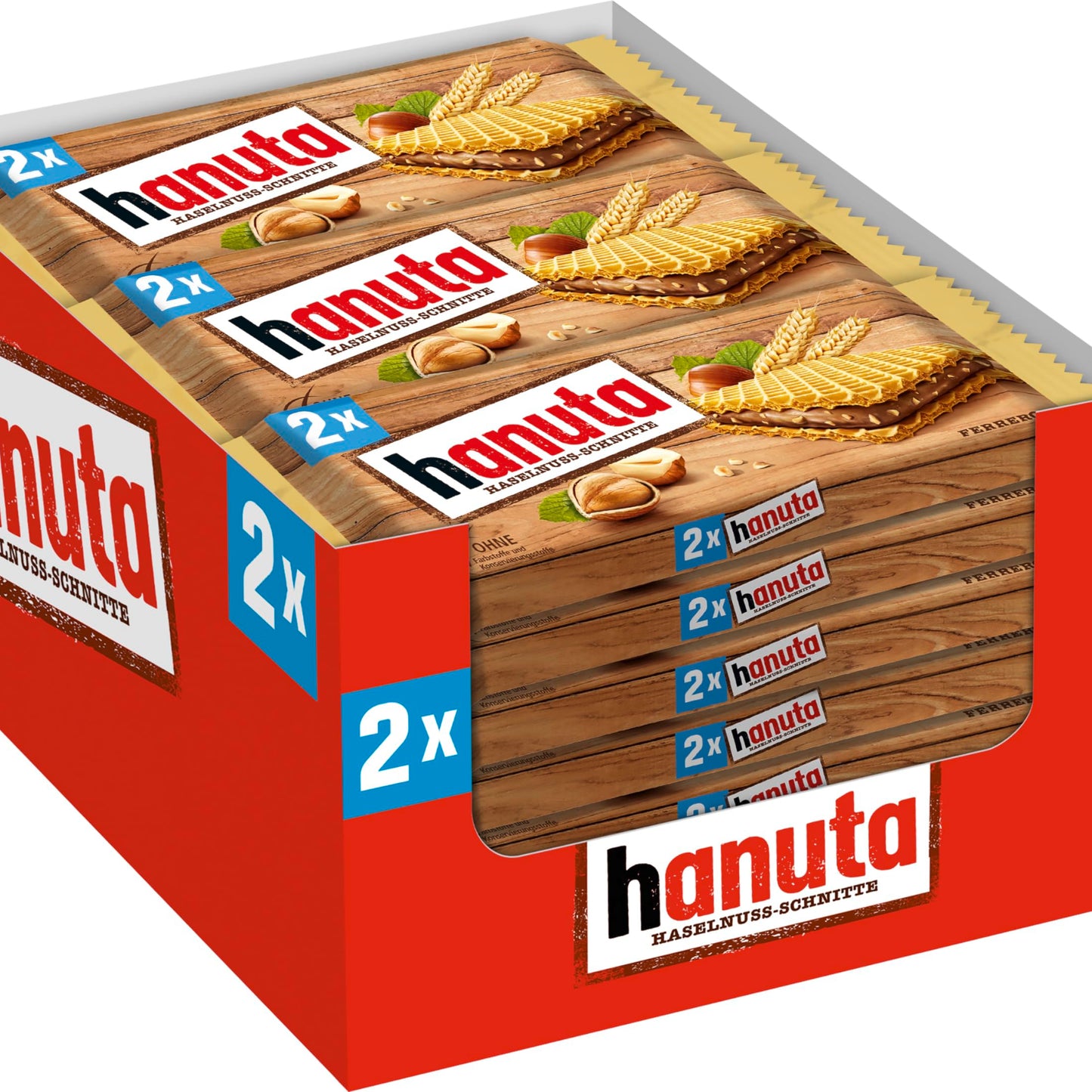 HANUTA WAFER 18 PCS/1.55 OZ (44GR)