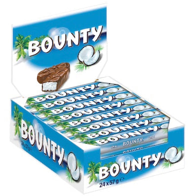 BOUNTY CHOCOLATE 24PCS/2OZ(57GR)
