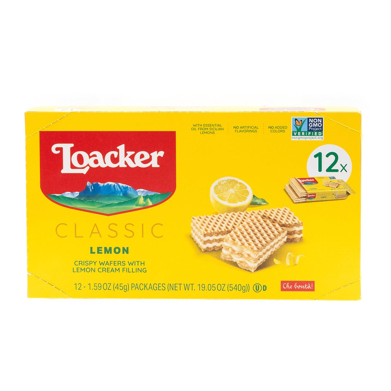 LOACKER CLASSIC LEMON 12PCS/45 GR