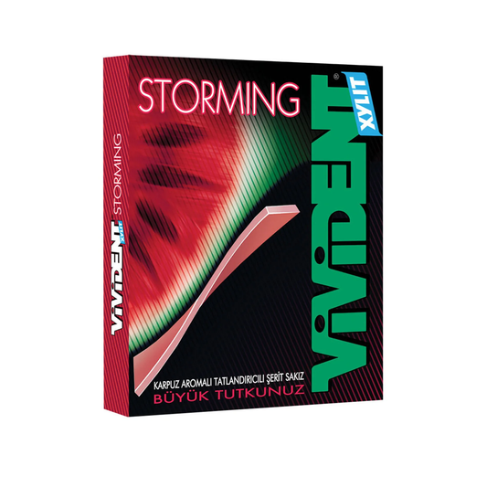 VIVIDENT STORMING WATERMELON GUM 18PCS/1.16 OZ(30GR)