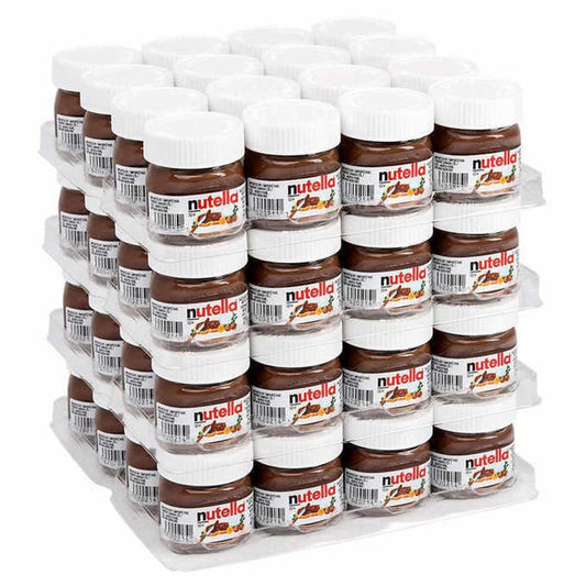 NUTELLA MINI GLASS JAR CHOCOLATE 64 PCS/0.88 OZ(25GR)