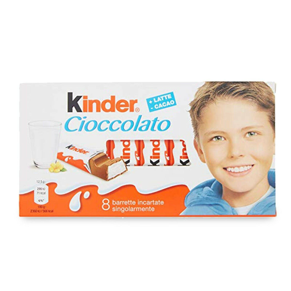 KINDER CHOCOLATE T8 10PCS/3.52OZ(100 GR)