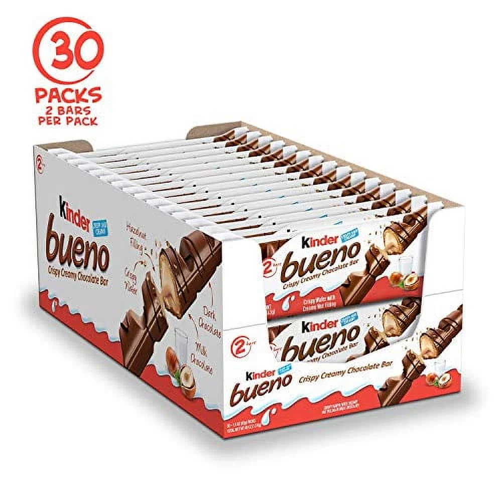 KINDER BUENO 30 PCS/1.51 OZ (43 GR)