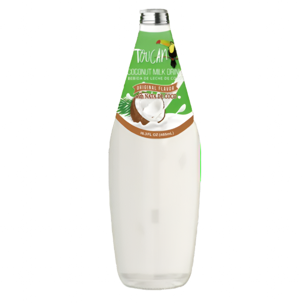 TOUCAN COCONUT MILK BIG BOTTLE 12 PCS / 16.39 FL OZ (485 ML)